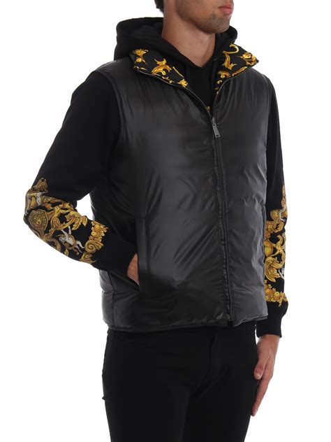 versace red sequin down vest|Women's Versace Designer Vests .